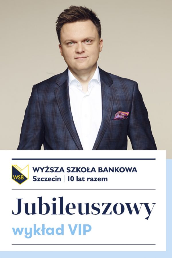 Jubileuszowy wykład VIP z Szymonem Hołownią