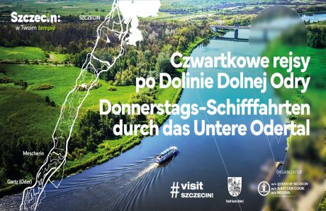 Czwartkowe Rejsy Doliny Dolnej Odry| 23 lipca 2026 (czwartek) %2F 23. Juli 2026 (Donnerstag)