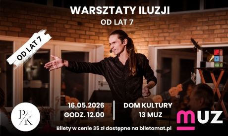 Warsztaty iluzji dla dzieci i młodzieży od lat 7