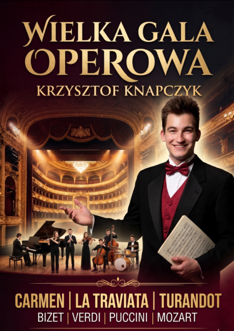 Wielka Gala Operowa: Krzysztof Knapczyk, Carmen, La Traviata, Turandot